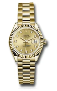 Rolex Datejust In 18k Yellow Gold