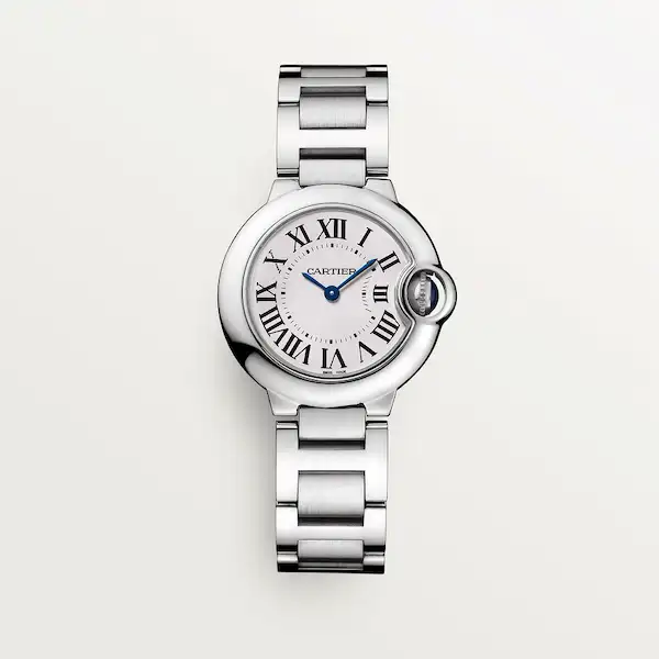 Cartier-ballon-de-bleu-steel-watch
