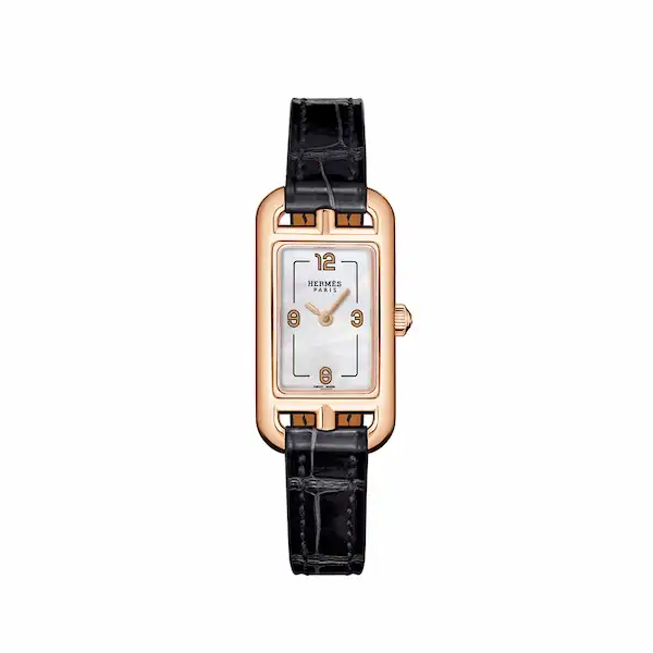 Bella-poarch-watch-collection-hermes-nantucket-watch