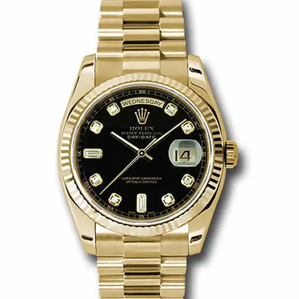 Bruno-mars-watch-collection-rolex-day-date-40-black-dial