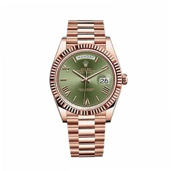 Charlie-puth-watch-collection-rolex-day-date-228235-green-dial