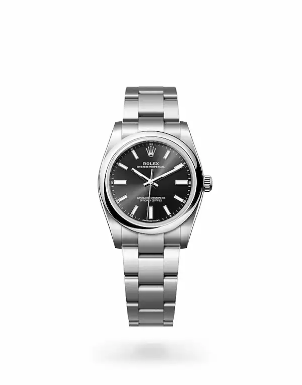 Coldplay-watch-collection-Jonny Buckland-Rolex-Oystersteel-Perpetual-124200