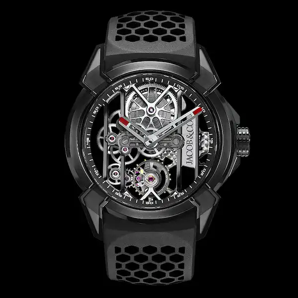 Gautam-gambhir-spotted-wearing-jacob-co-epic-x-black-titanium-watch