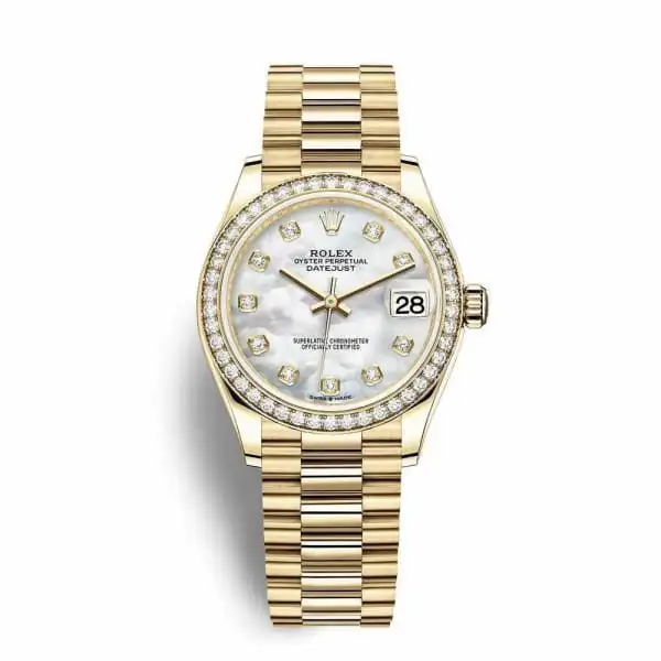 Hailey-bieber-watch-collection-Rolex-Datejust-278288RBR