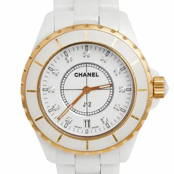 Irina-Shayk-Watch-Collection-Chanel-j12-White-Ceramic-Rose-Gold