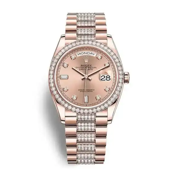 Keke-Watch-Collection-Rolex-Day-Date-36-Everose-Gold-128345RBR