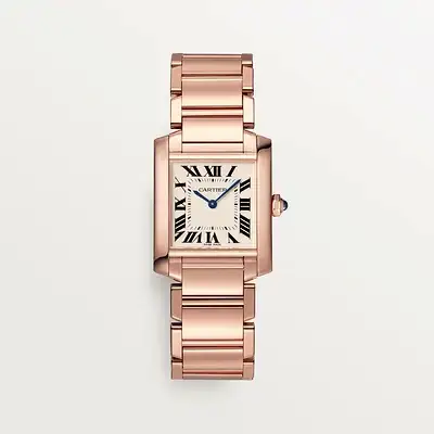 Lele-pons-watch-collection-cartier-francaise-rose-gold