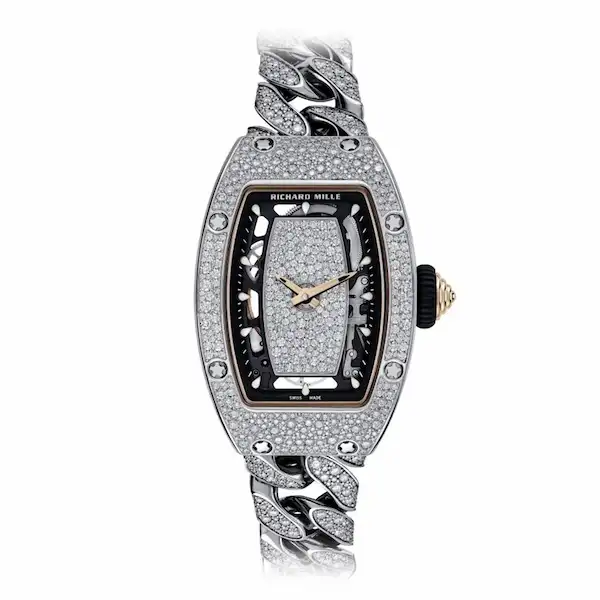 Megan-thee-stallion-watch-collection-richard-mille-rm-07-01-snow-setting