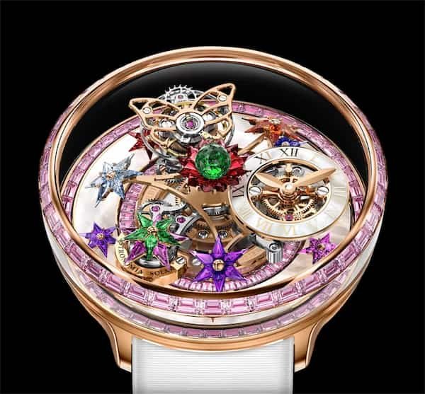 Nita-ambani-watch-collection-Jacob-Co-Fleurs-De-Jardin-Tourbillon-Pink-Sapphires