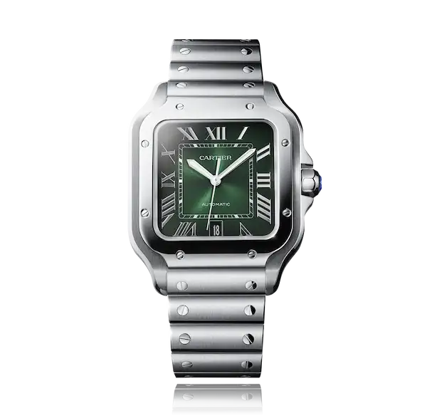 Virat-kohli-spotted-wearing-cartier-santos-automatic-watch