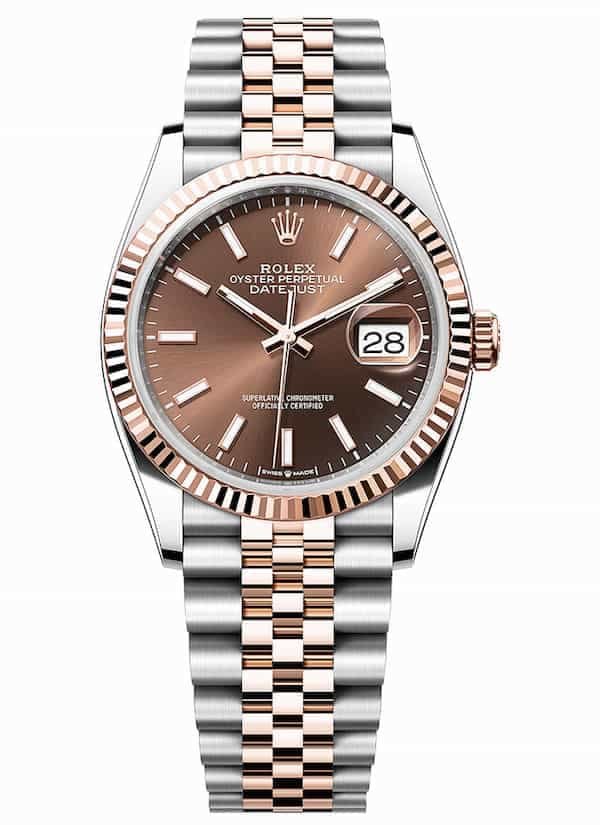 Dixie-d'amelio-watch-collection-rolex-datejust-everose-gold-and-steel-watch