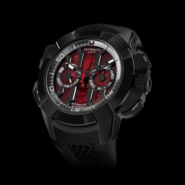 Gianluca-vacchi-watch-collection-jacob-co-epic-x-chrono-black-titanium