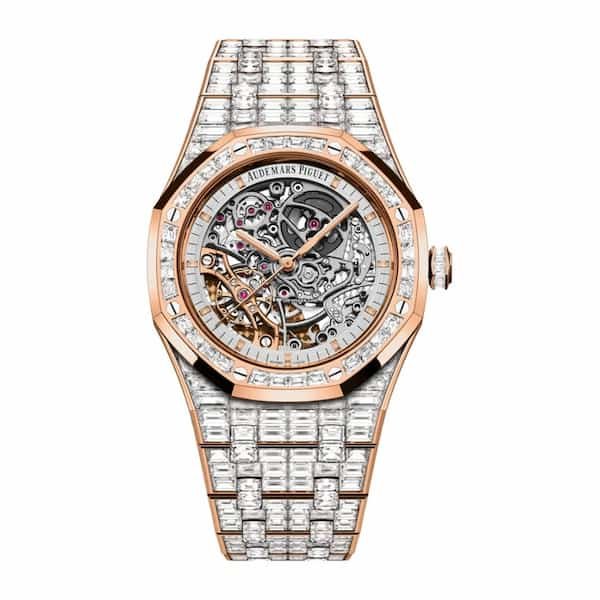 Rappper-quavo-watch-collection-audemars-piguet-royal-oak-openworked-double-balance-wheel-baguette-diamonds