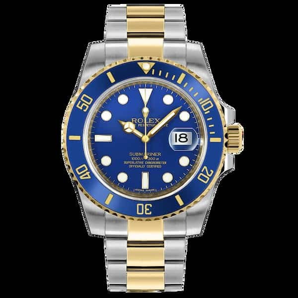 Rita-ora-watch-collection-rolex-submariner-date-yellow-gold-and-steel