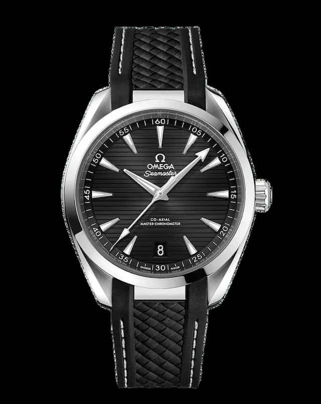 Cole-Sprouse-watch-collection-omega-seamaster-aqua-terra-150-black