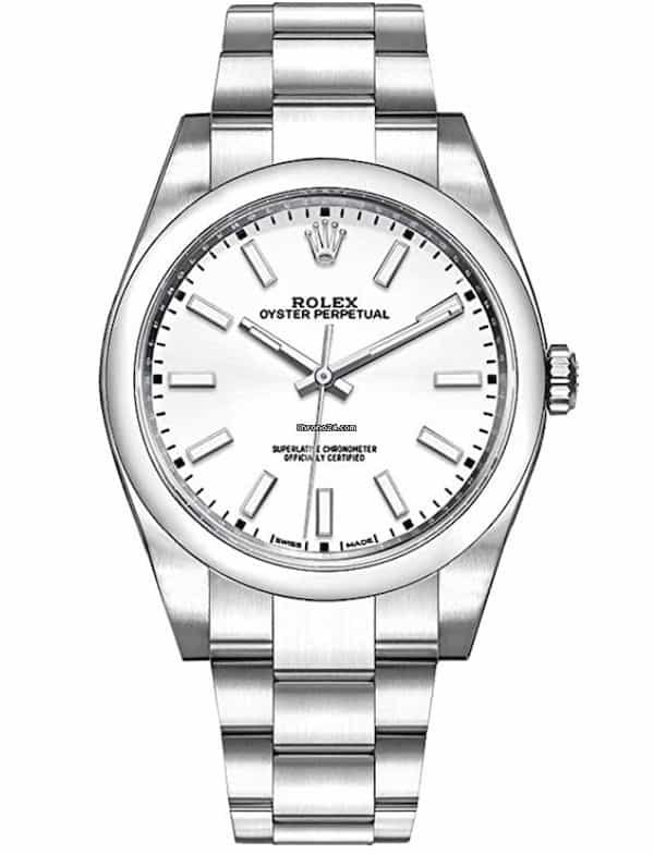 Ileana-D'Cruz-Watch-Collection-Rolex-Oyster-Perpetual-White-Dial-114300