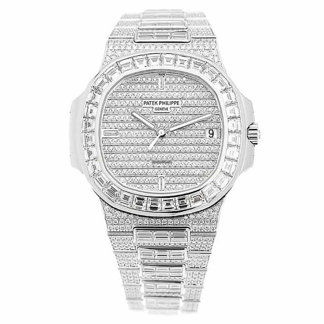 Jordyn-woods-watch-collection-patek-philippe-nautilus-5719-10g-diamonds-watch