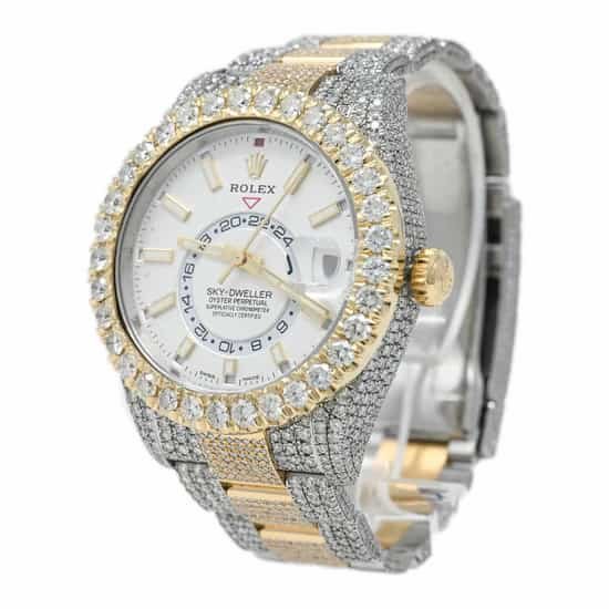 Justin-Gaethje-Watch-Collection-Rolex-Sky-Dweller-Iced-out-Two-Tone-326933