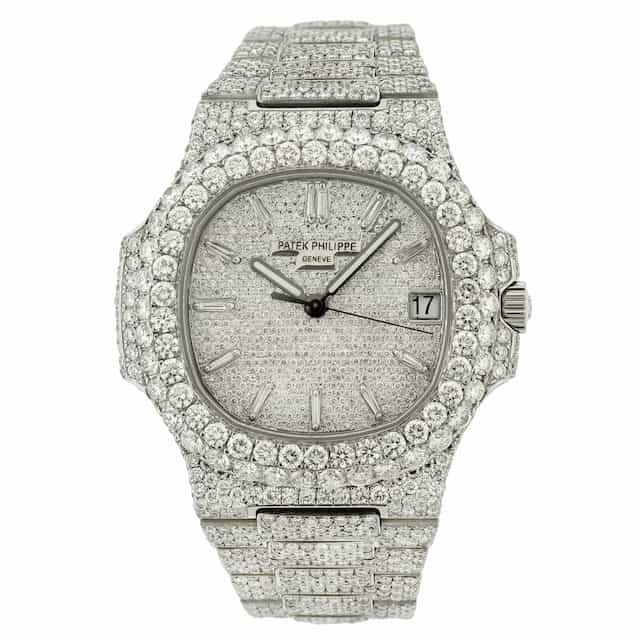 Kizz-Daniel-watch-collection-patek-philippe-nautilus-iced-out-custom-diamonds-5711-1a