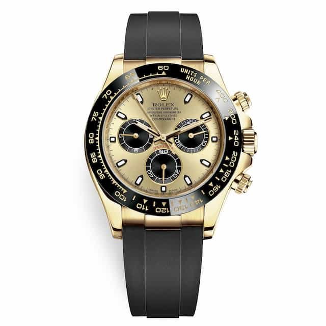 M-s-dhoni-watch-collection-Rolex-Cosmograph-Daytona-Yellow-Gold-Champagne-Black-Dial-Watch-116518LN