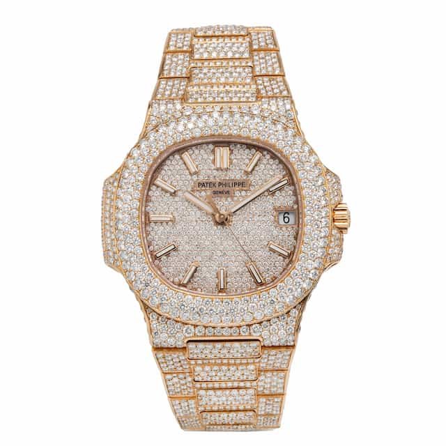 Polo-g-watch-collection-patek-philippe-nautilus-5711-1r-custom-diamonds