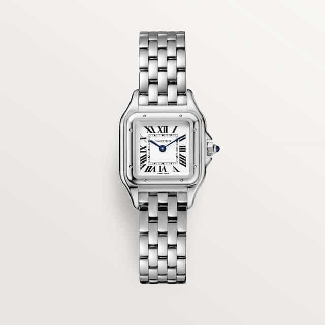Shehnaaz-Gill-watch-collection-panthere-de-cartier-small-stainless-steel
