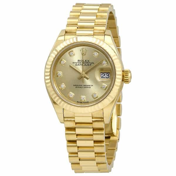 Simonetta-lein-watch-collection-rolex-datejust-28-champagne-gold-dial
