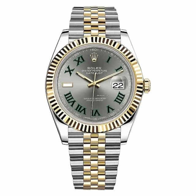 Vijay-Deverakonda-watch-collection-Rolex-Datejust-Fluted-Bezel-Wimbledon-Roman-Dial-Jubilee-Band-126333