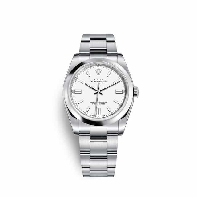 Zareen-Khan-Watch-Collection-Rolex-Oyster-Perpetual-White-Dial-116000-0012