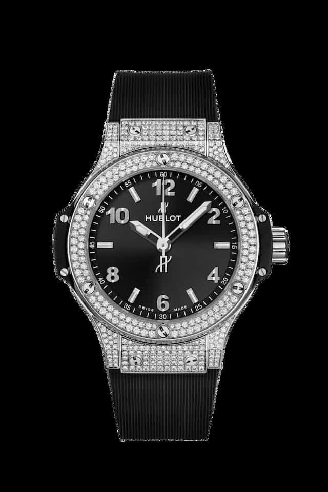 Adriana-lima-watch-collection-hublot-big-bang-steel-pave