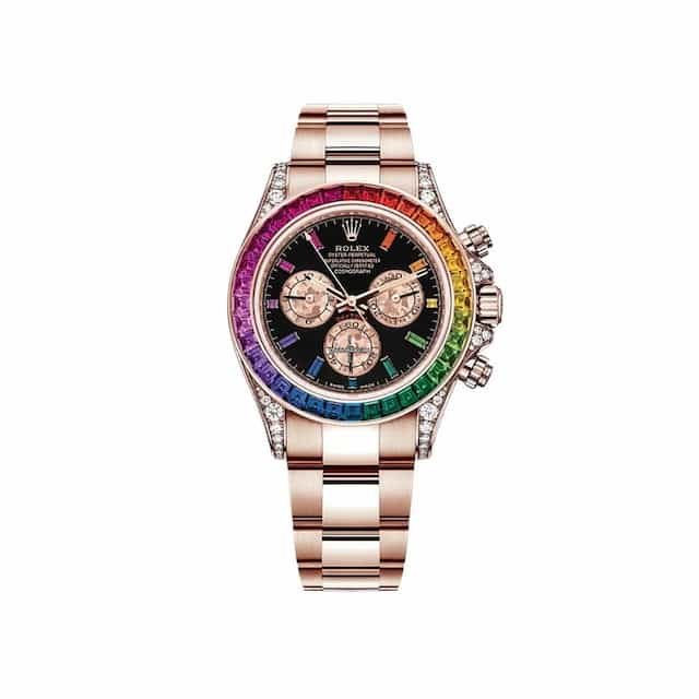 Gerard-Pique-Watch-Collection-Rolex-Cosmograph-Rainbow-Daytona-116595RBOW
