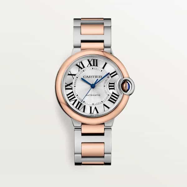 Greeicy-Rendon-Watch-Collection-Cartier-Ballon-Bleu-Rose-Gold-and-Steel
