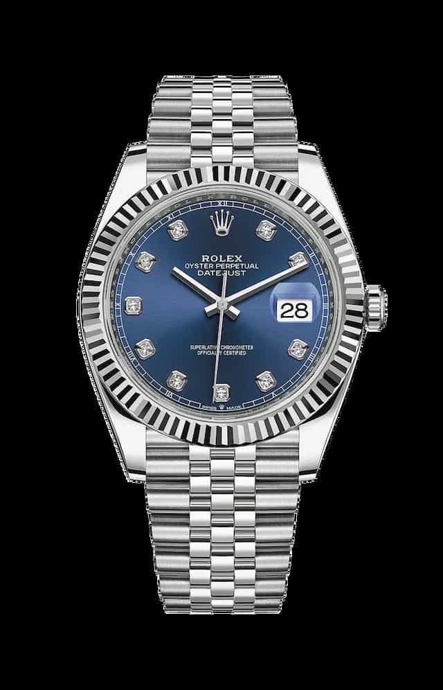 Yuzvendra-Chahal-Watch-Collection-Rolex-Datejust-Blue-Diamond-Dial-Jubilee-126336-0016