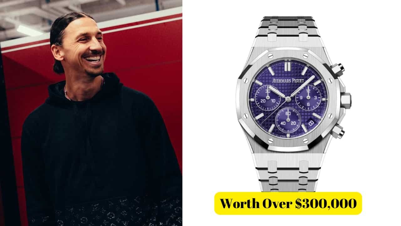 Zlatan Ibrahimovic Spotted Wearing Audemars Piguet Watch